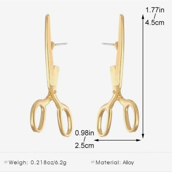 Metallic Scissors Gothic Vintage - Picture 2 of 5